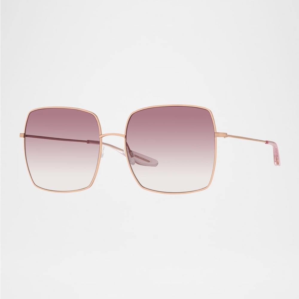 Barton Perreira Folasade Titanium Square Sunglasses